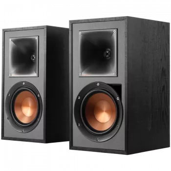 Actieve regalluidspreker KLIPSCH R-51PM — bedraad & draadloos, 120 W, zwart/koper