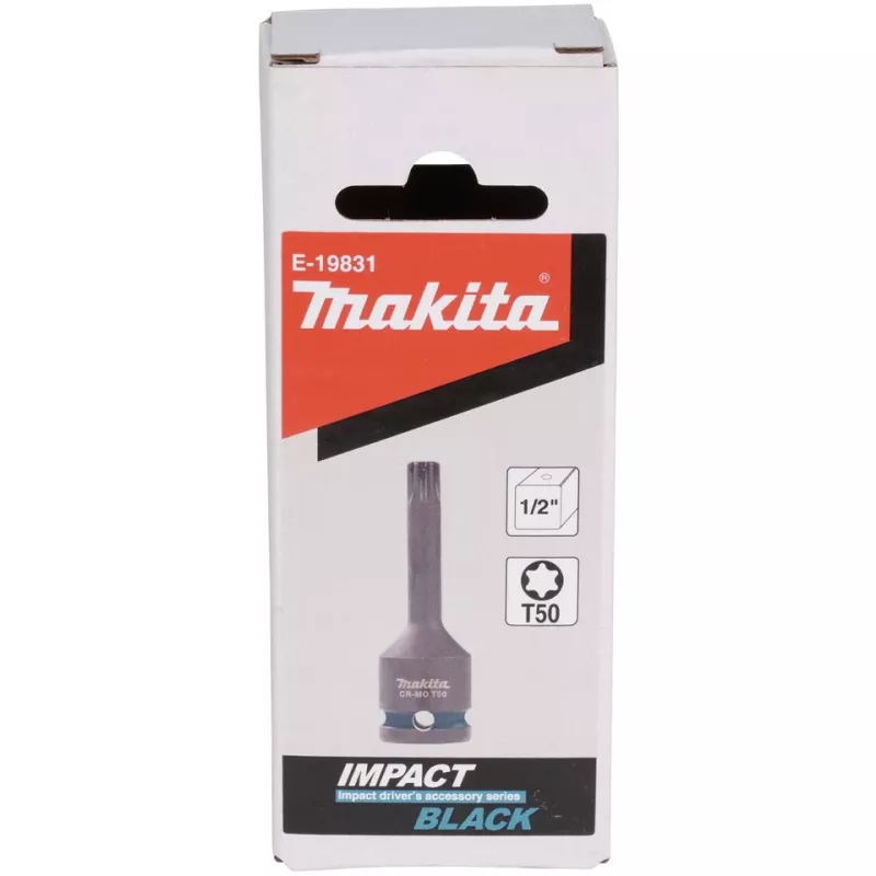 makita Impact Black 1/2 Torx dopsleutelbit maat: T50 lengte: 78,0 mm (E-19831)