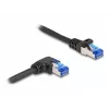 Netwerkkabel DeLOCK RJ45 Cat.6A S/FTP 0,5 m zwart