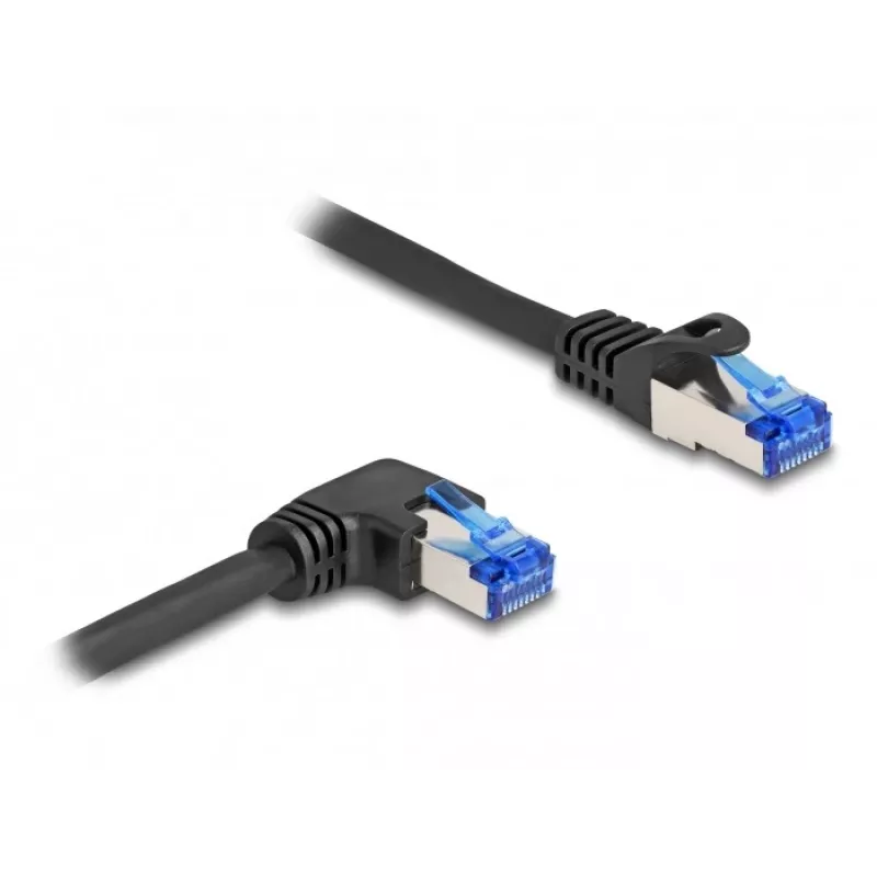 Netwerkkabel DeLOCK RJ45 Cat.6A S/FTP 0,5 m zwart