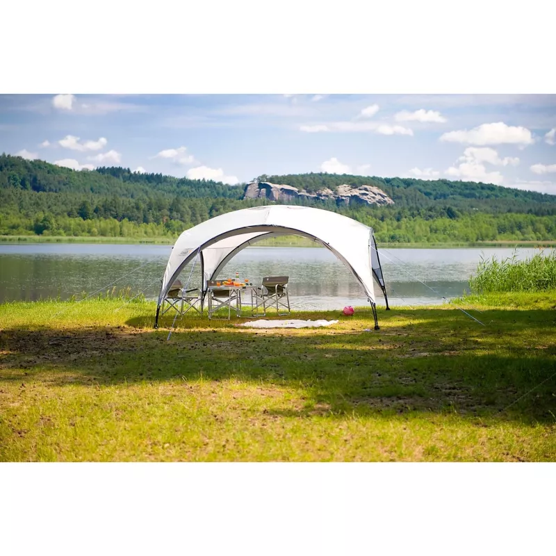 Paviljoen Event Shelter, 3,65 x 3,65 m (lichtgrijs/grijs)