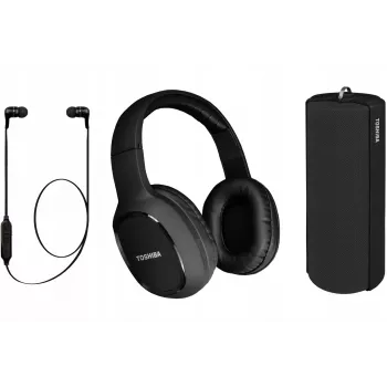 Hoofdtelefoon Toshiba Triple Pack HSP-3P19-II zwart