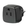 Reisadapter VS, Japan/geaarde stekker, stopcontactadapter zwart