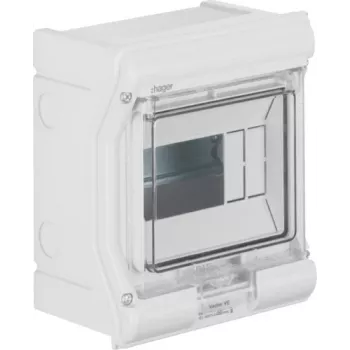 Hager Vector IP65 6PLE UV-bestendig zonder LE VE106SN (VE106SN)