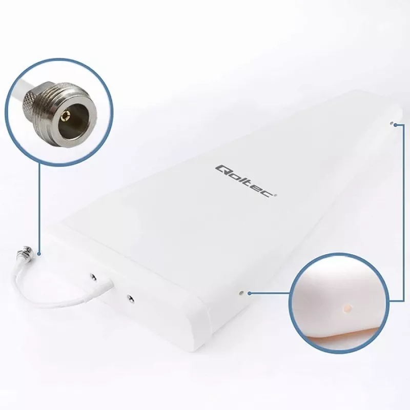 Qoltec 57043 4G LTE DUAL-antenne | 14 dBi | omnidirectioneel | buiten