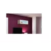 Cama Kast VIGO 90 Glas 90/35/32 Sonoma-eiken/wit glanzend