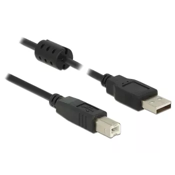 USB-kabel DeLOCK 0,5 m USB 2.0-A USB 2.0-B zwart