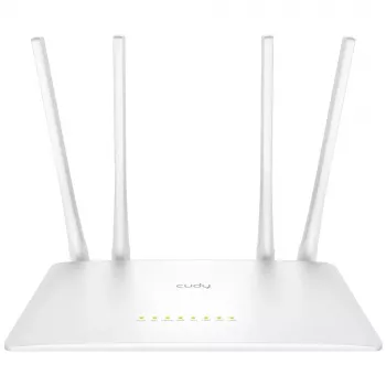 Tafelrouter Cudy WR1200 dualband Wi‑Fi 5 (802.11ac) 867 Mbit/s, 4x RJ‑45 LAN, wit