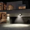 Maclean MCE442 solar-LED-schijnwerper met bewegingssensor floodlight wandmontage lamp schemer IP44 6W 6000K