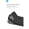 Softcase Devia Woven2 voor iPhone 11 Pro – geweven textuur, zwart