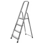 CORDA huishoudelijke aluminium ladder 4 treden 000705 KRAUSE
