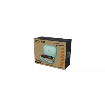 Muse MT-201WG Platenspeler-stereoset, USB-aansluiting, AUX-ingang