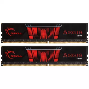 DIMM 16 GB DDR4-3000 (2x 8 GB) dual-kit, werkgeheugen zwart, F4-3000C16D-16GISB, Aegis, INTEL XMP