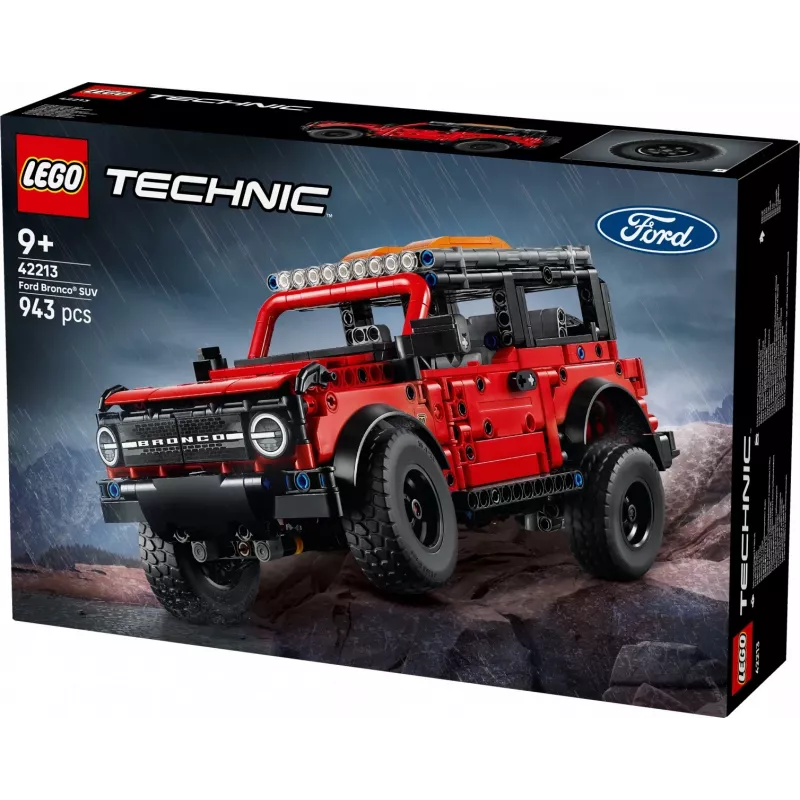 LEGO Technic constructieset Ford Bronco Off-Roader 4x4 model 42213 — 943 onderdelen, leeftijd 9+