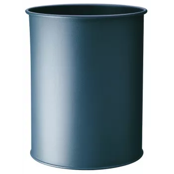 Afvalemmer Durable 330158 15 L rond metaal antraciet