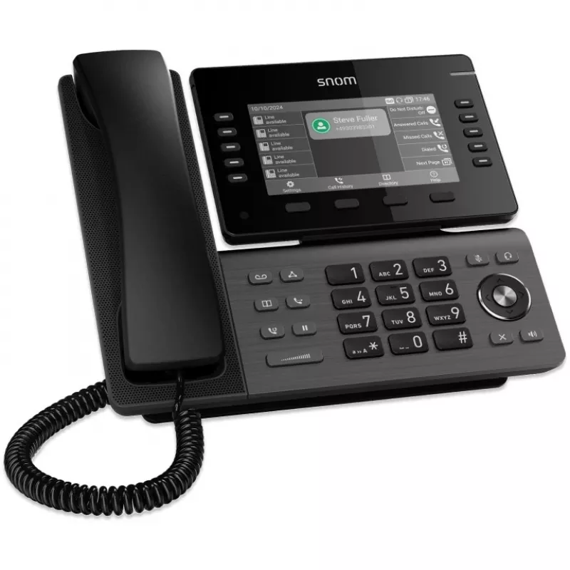 Snom D815W IP-telefoon Zwart TFT Wi-Fi