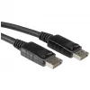 ROLINE - DisplayPort-kabel - DisplayPort (M) naar DisplayPort (M) - 2 m - zwart (11.04.5762)