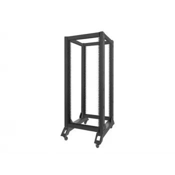 Lanberg OR01-6827-B rack 27U vrijstaand frame zwart (OR01-6827-B)