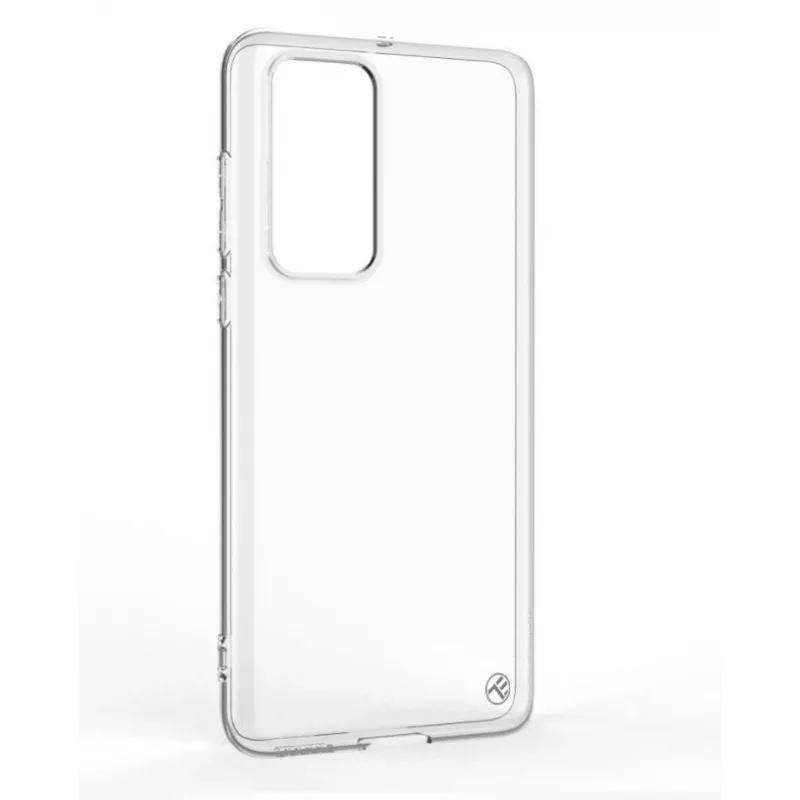 Siliconen beschermhoes Tellur voor Huawei P40, transparant