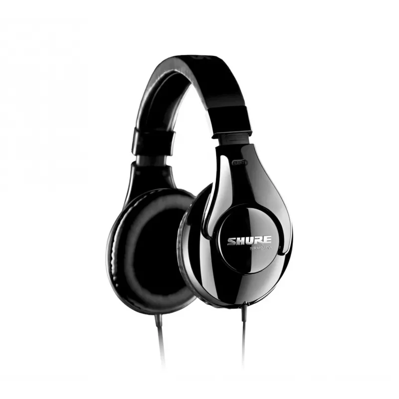 Shure SRH240A hoofdtelefoon bedraad hoofdband muziek zwart