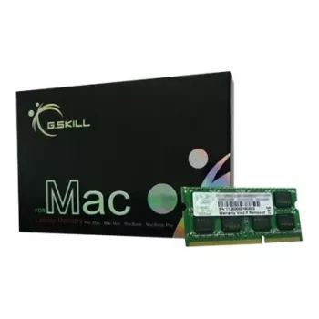 G.Skill SQ Series - DDR3 - module - 8 GB - SO DIMM 204-PIN - 1600 MHz / PC3-12800 - CL11 - 1.5 V - unbuffered - non-ECC - voor Apple iMac (27 inch)