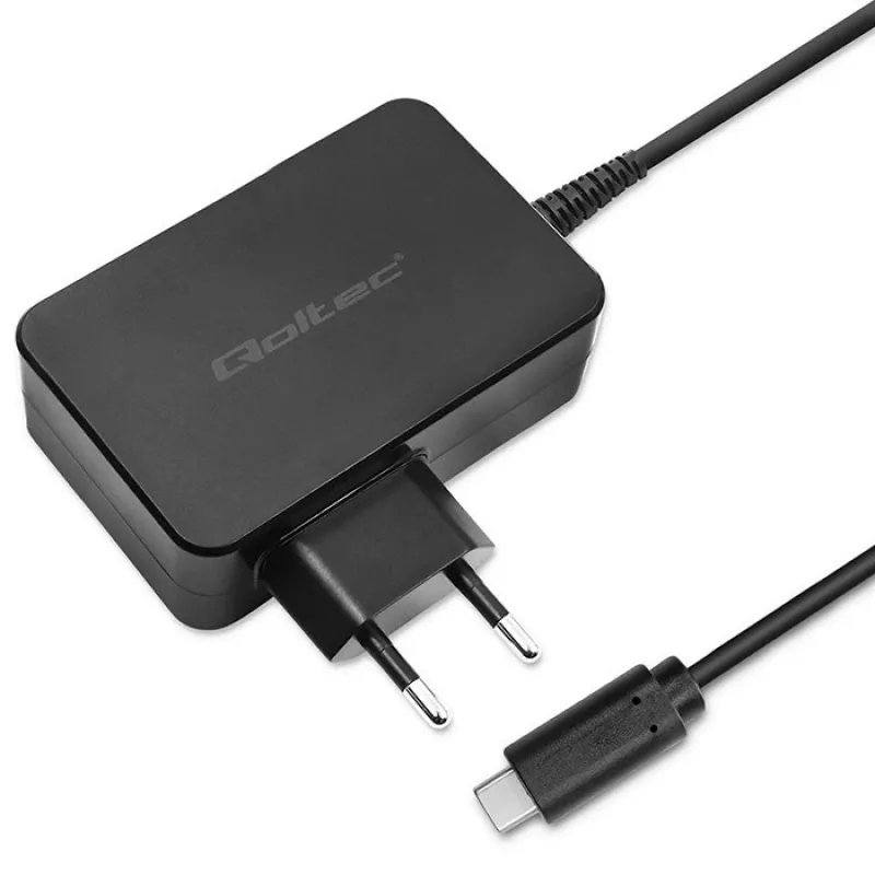 Qoltec PD 120W Turbo snellader | 5-28V | 3-4,5A | USB-C | zwart