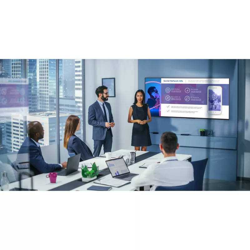Avocor AVE-9200 - 234 cm (92 inch) diagonaal klasse E92 Series LCD-display met LED-achtergrondverlichting