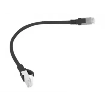 Netwerkkabel LANBERG PCU5-10CC-0025-BK RJ-45 Cat5e U/UTP 0,25 m zwart