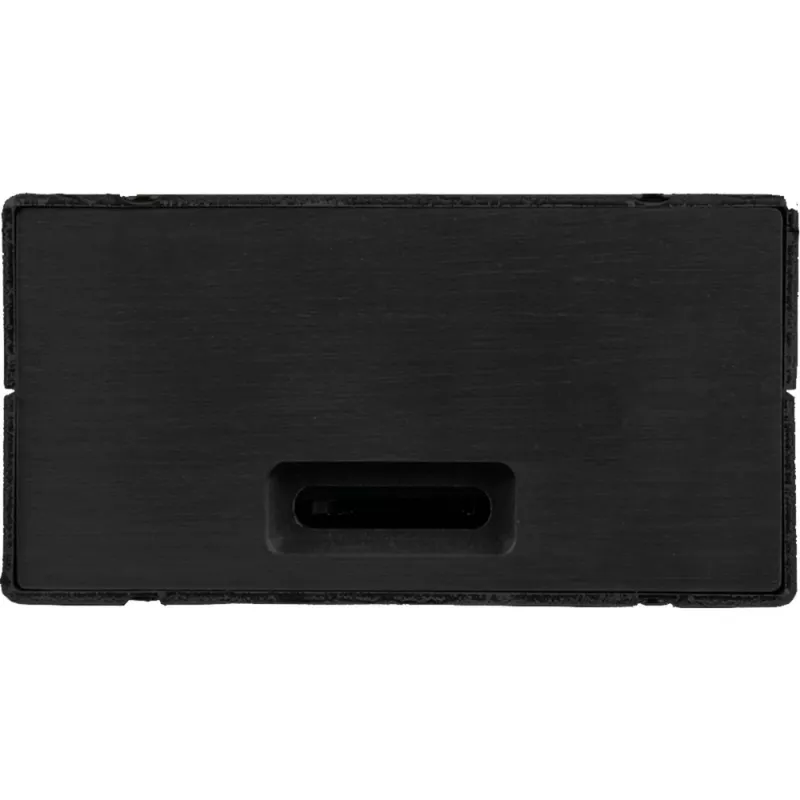 Aluminium behuizing voor Raspberry Pi 4 B van JYT, model RB-AlucaseP4+01B, zwarte uitvoering