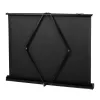 Projectiescherm MACLEAN MC-961 45 inch (4:3) vrijstaand, wit metaal, zichtbaar oppervlak 96×77 cm