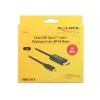 Delock kabel USB Type-C stekker > Displayport stekker (DP Alt Mode) 4K 60 Hz 3m zwart