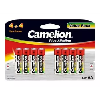 Alkalibatterijen CAMELION AA LR6 Plus — 8-pack, AA (LR6)