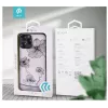 Hoes Devia Crystal Flora voor iPhone 12 Pro Max — transparant blauw, slanke pasvorm