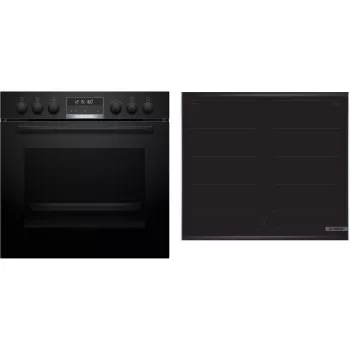 Bosch HEG578BB4 + NVQ645CB6E kooktoestel-set zone-inductiekookplaat elektrisch