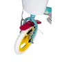 Kinderfiets Toimsa TOI1198 12 inch Peppa Pig design, 12-inch schuimwielen, voorrem, zijwieltjes, mand