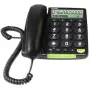 Doro PhoneEasy 312cs telefoon met snoer en grote toetsen, zwart