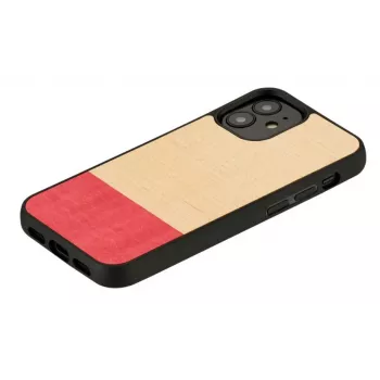 Beschermhoesje Man and Wood voor iPhone 12 mini – zwart
