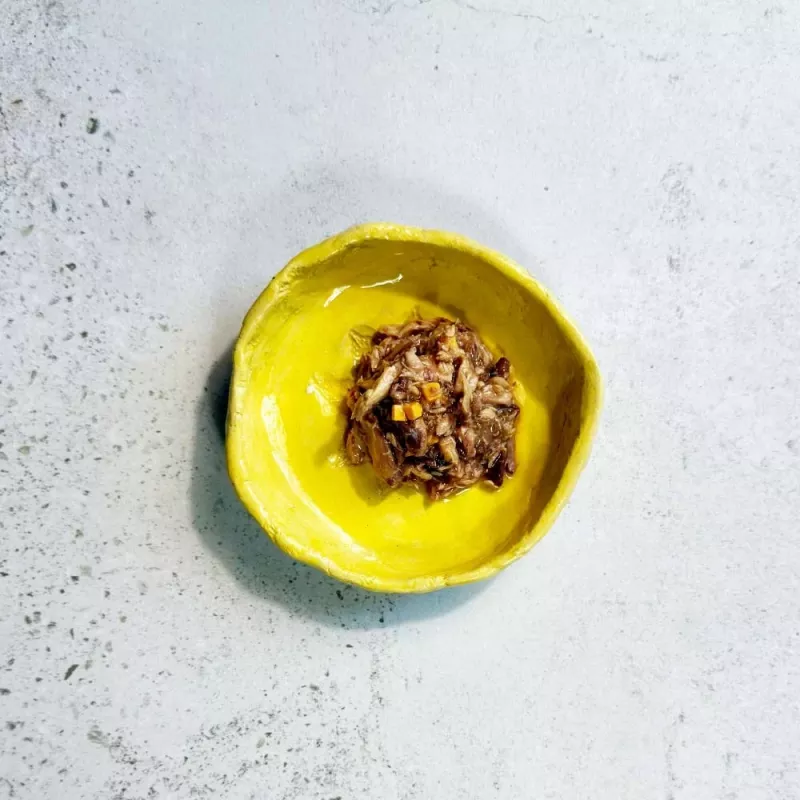 Ollo Tuna with Cheese in Broth nr. 10 70g
