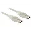 USB-kabel DeLOCK 83889 USB 2.0 2 m transparant