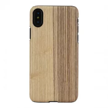 Smartphonehoesje man and wood voor iPhone X/XS – Vintage Olive zwart