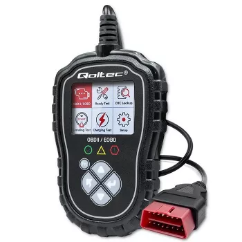OBDII-diagnosetester QOLTEC ProLine 50685 — voertuig-OBD-II-scanner voor 8V/25V-systemen