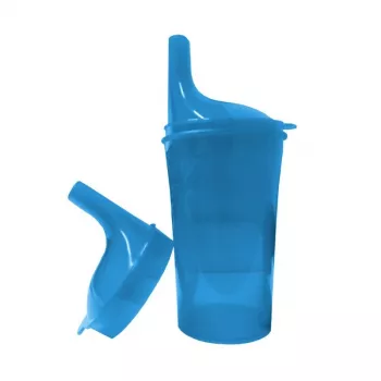Veiligheidsbeker om te eten en te drinken - blauw
