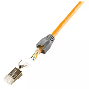 RJ45-connectoren Cat 6, 6A, 7 afgeschermd, verpakking van 50 stuks
