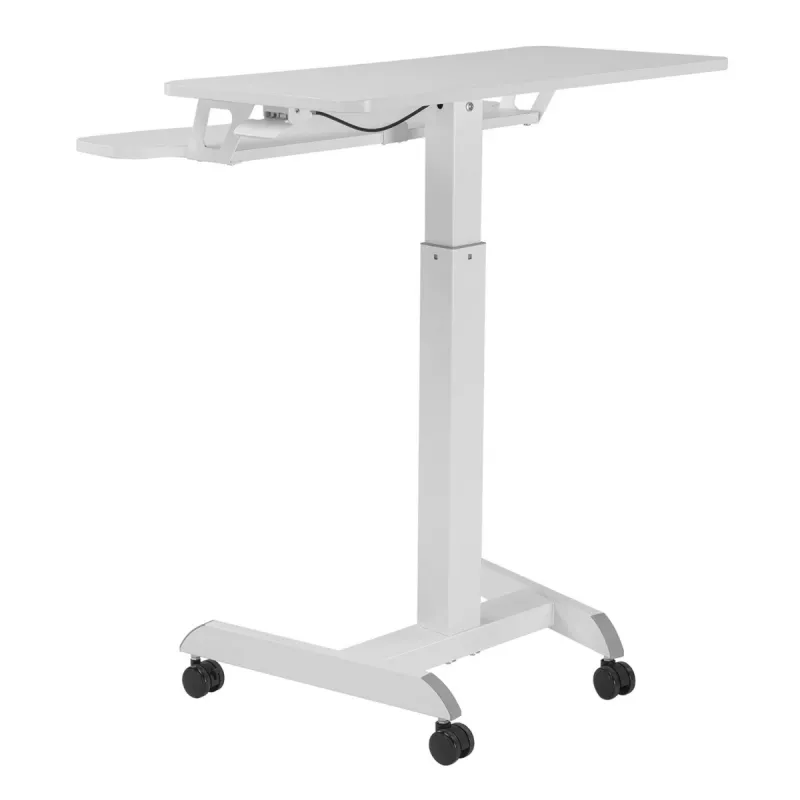Mobiel werkstation met hoogteverstelling en dubbel platform Ergo Office