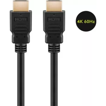 Goobay High Speed HDMI-kabel met Ethernet, 2m, 4K@60Hz, 18Gbit/s