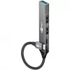 Goobay Slim 4-poorts USB-hub, USB-C™ naar USB-C™/USB-A, USB 3.2 (74459)