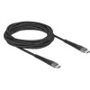 USB-kabel DeLOCK 81126 USB 2.0 3m USB C zwart