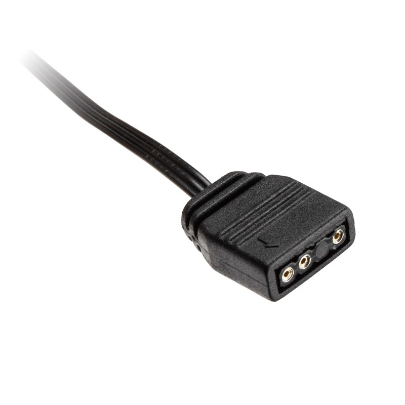 XSPC ARGB LED-stop G1/4 5V 3-pins, zwart/chroom