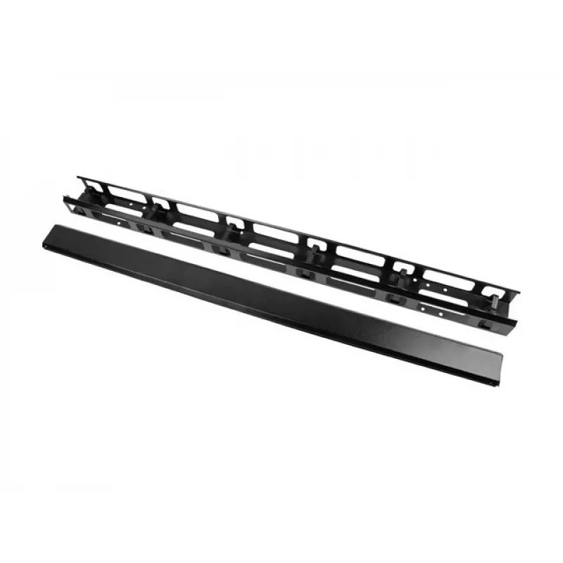 Verticale kabelorganizer LANBERG AK-1212-B 22U zwart, set van 2 stuks