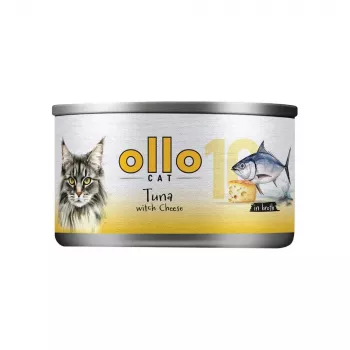 Ollo Tuna with Cheese in Broth nr. 10 70g